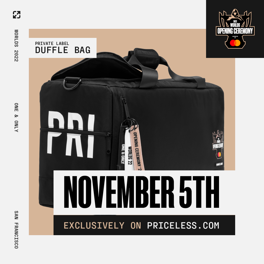 Private Label x League of Legends x Mastercard Collaboration