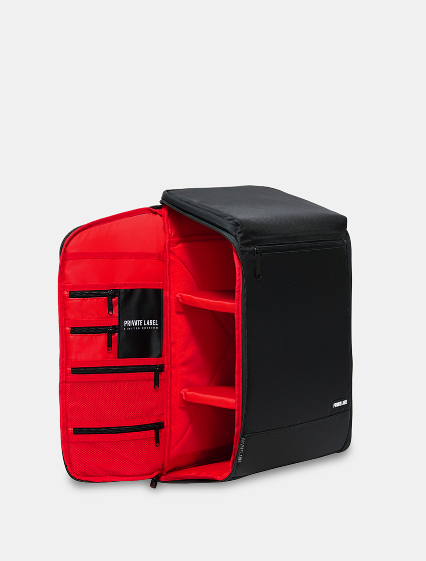 Black Red Sneaker Backpack