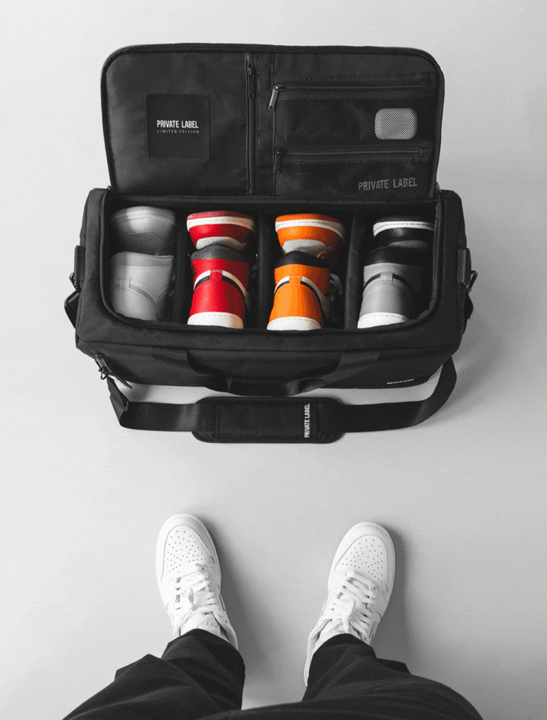 Black / Red - Sneaker Duffle Bag