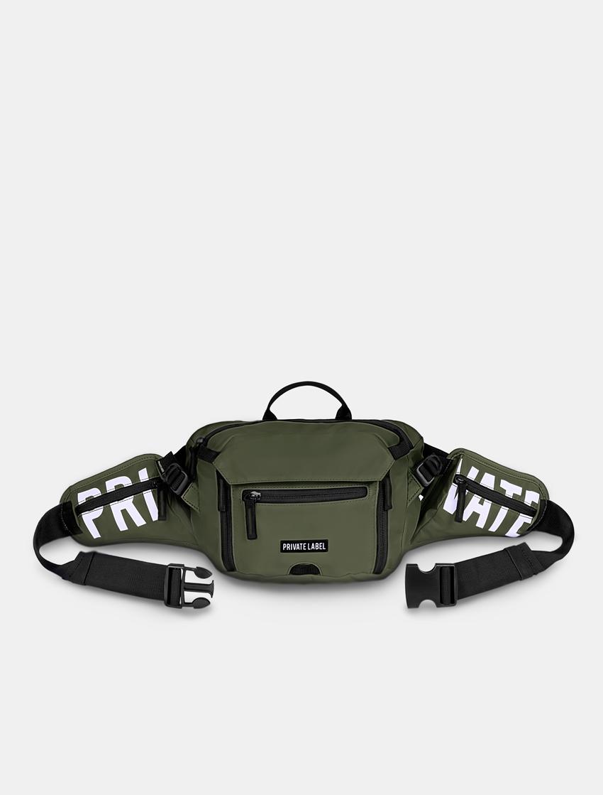 BOMBER GREEN WAIST SLING BAG Private Label PRIVATE LABEL
