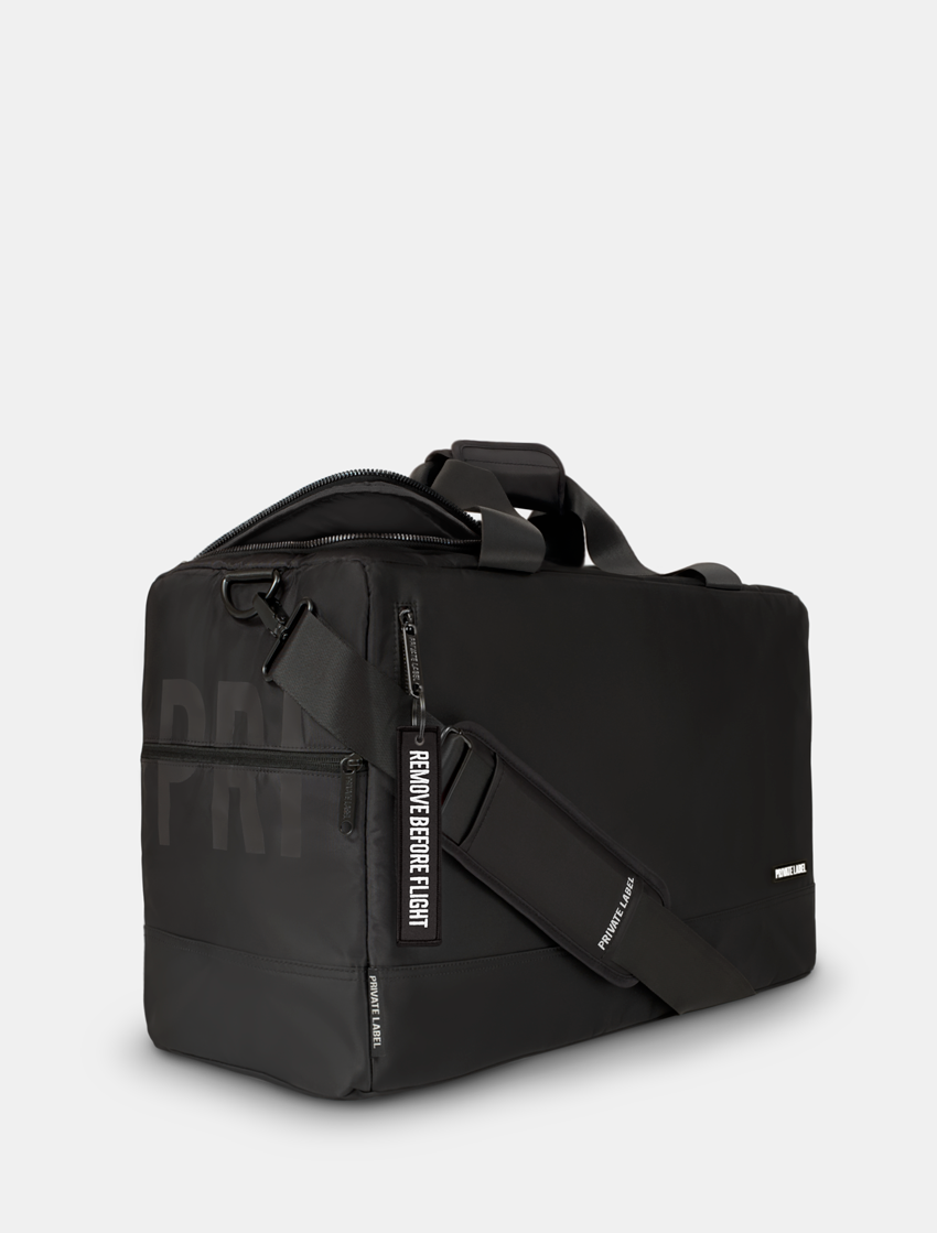 Stealth Black Carry On Travel Bag