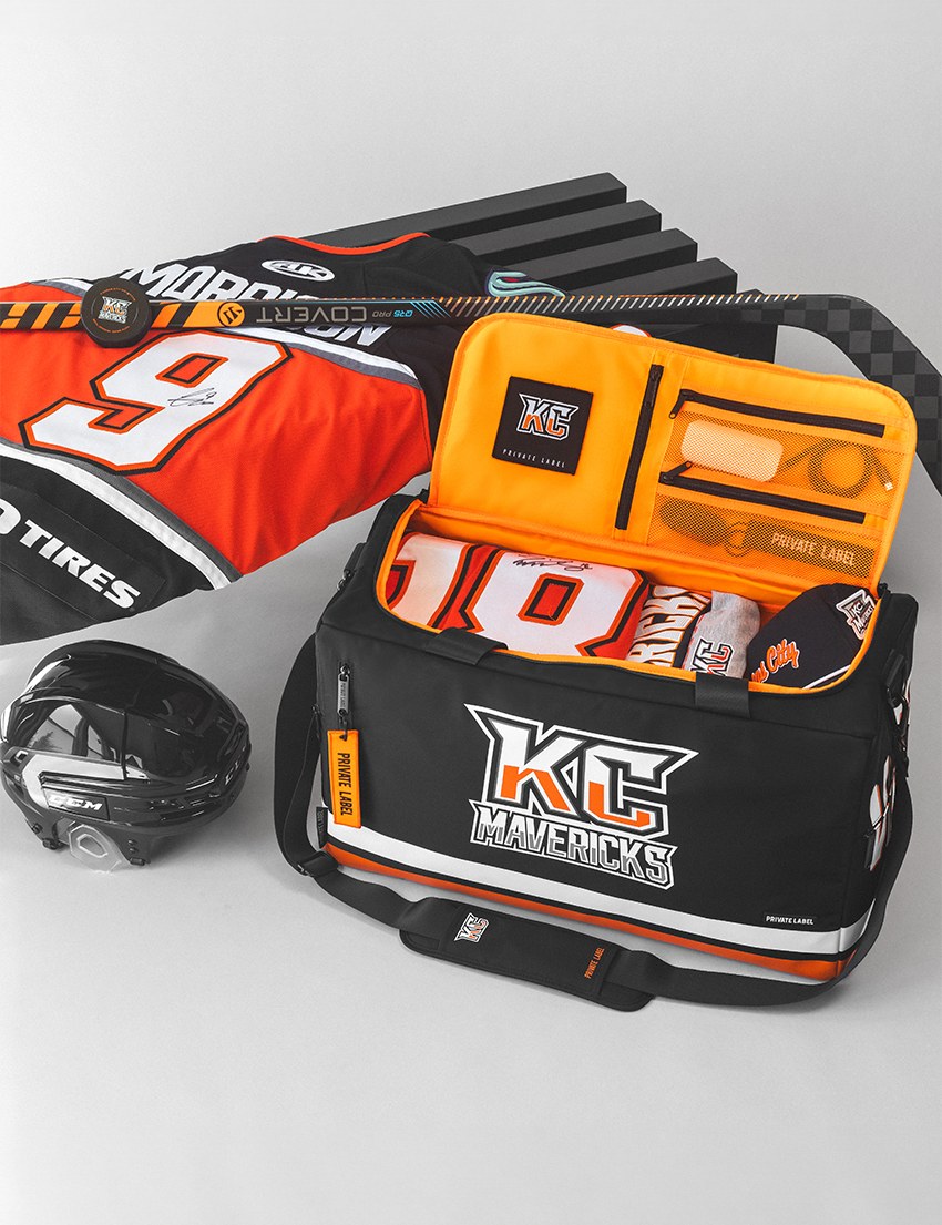 Custom bags for the KC Mavericks