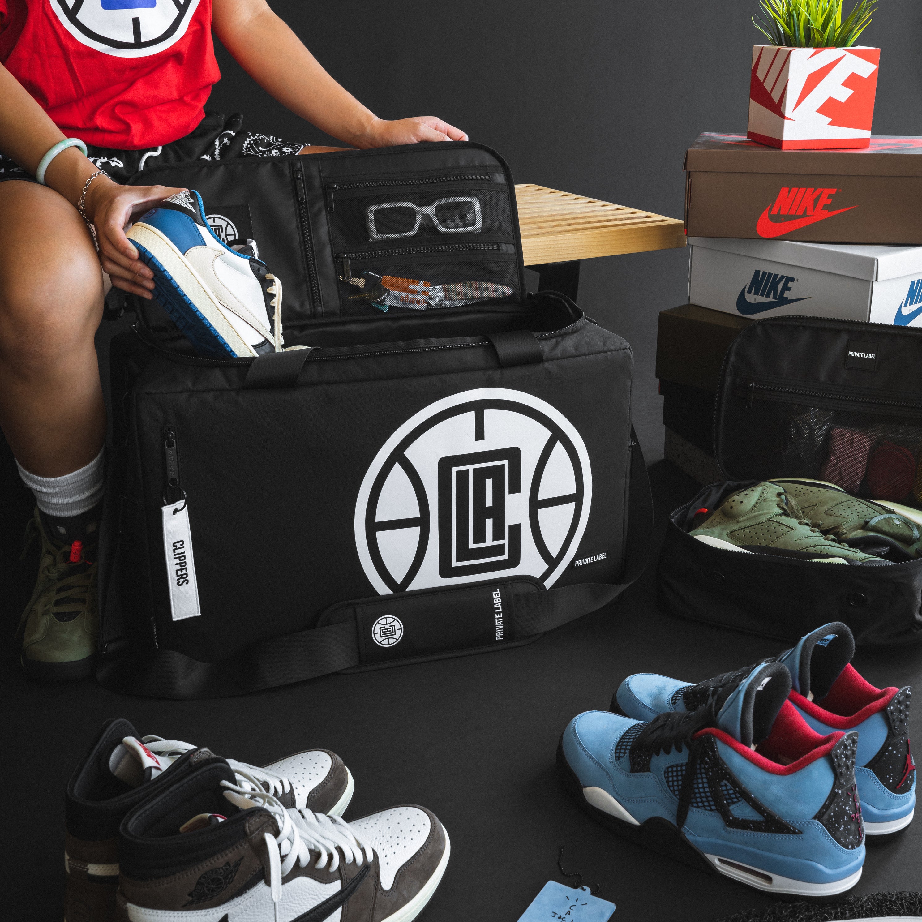 Los Angeles Clippers Player Exclusives private label duffle