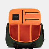 Dark Green / Orange - Gym Bag & Weekender