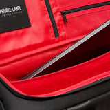 Black / Red - Carry On Travel Bag