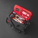Black / Red - Carry On Travel Bag