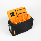 Black / Orange - Carry On Travel Bag