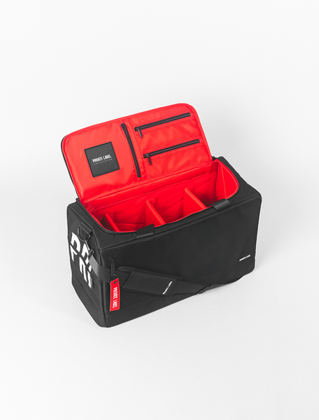 Black & Red Sneaker Duffle Bag | Private Label – PRIVATE LABEL