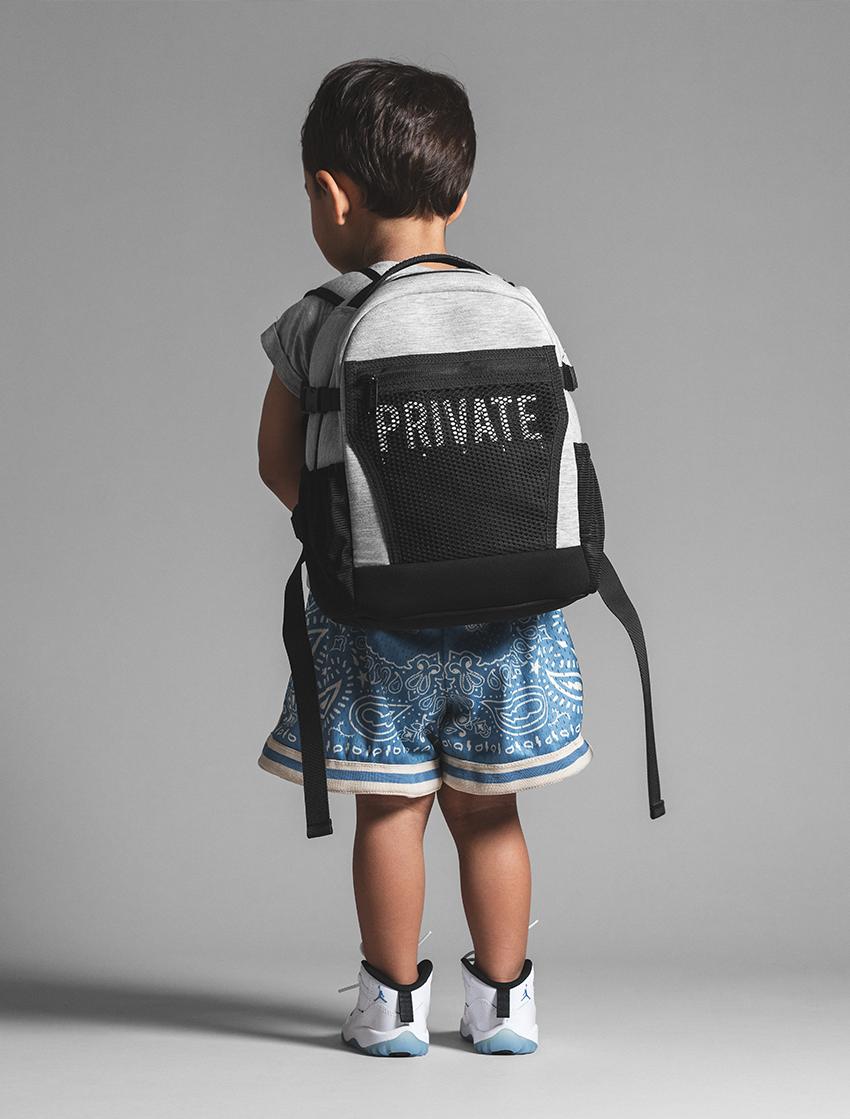 bag tag on mini backpack Mini Backpack 2.0 – PRIVATE LABEL