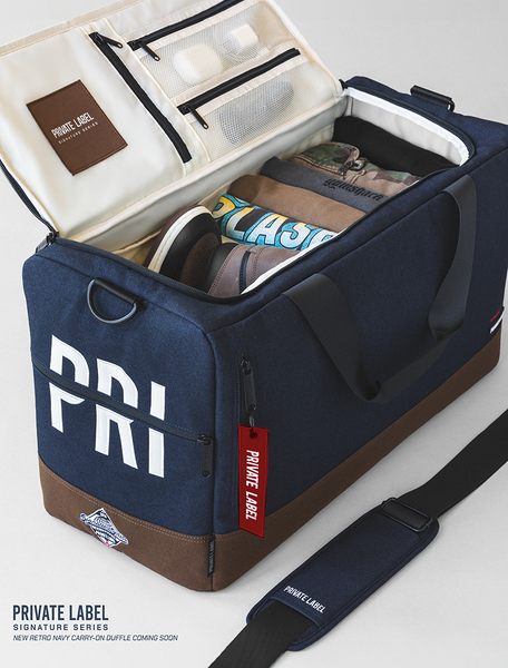 Retro Navy Sneaker Bag Private Label – PRIVATE LABEL - Main Image