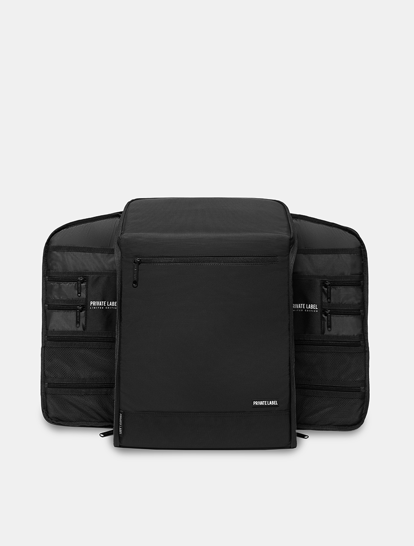black label leather backpack STEALTH BACKPACK - BLACK SNEAKER BAG