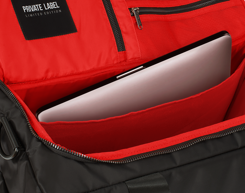 Black / Red - Sneaker Duffle Bag