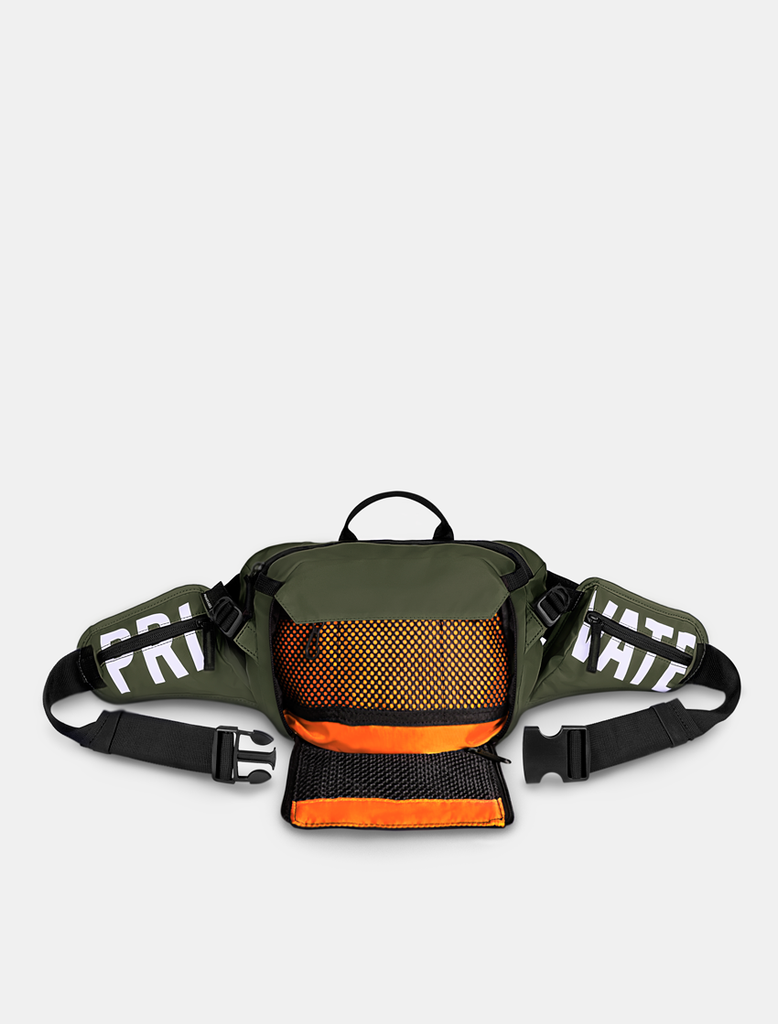 BOMBER GREEN WAIST SLING BAG Private Label