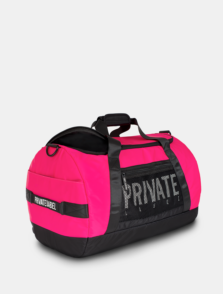 Pink Black Gym Bag Sports Training Bags Private Label