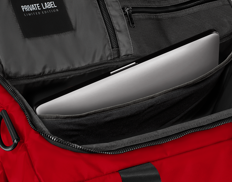 Red / Black - Sneaker Duffle Bag