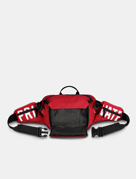 Red & Black Waist Sling Bag | Private Label
