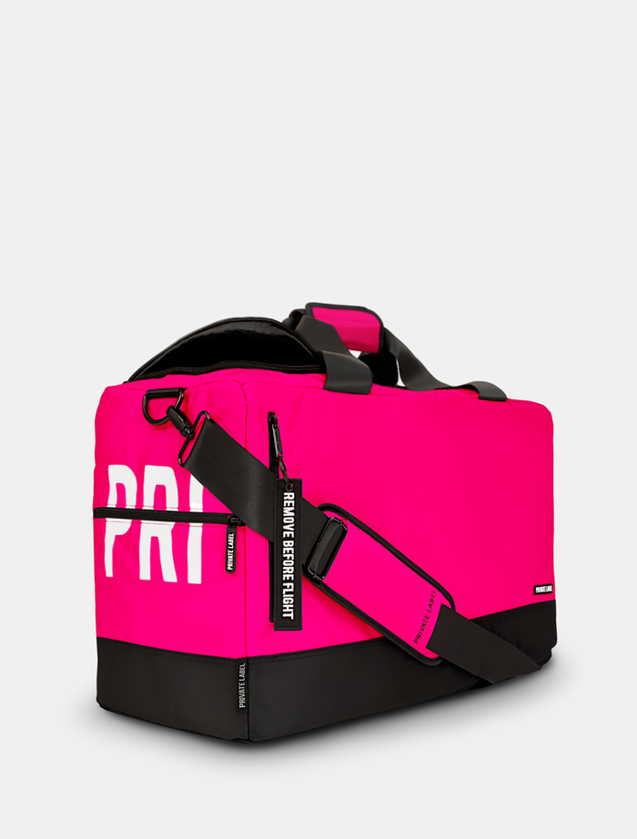 Pink / Black - Sneaker Duffle Bag