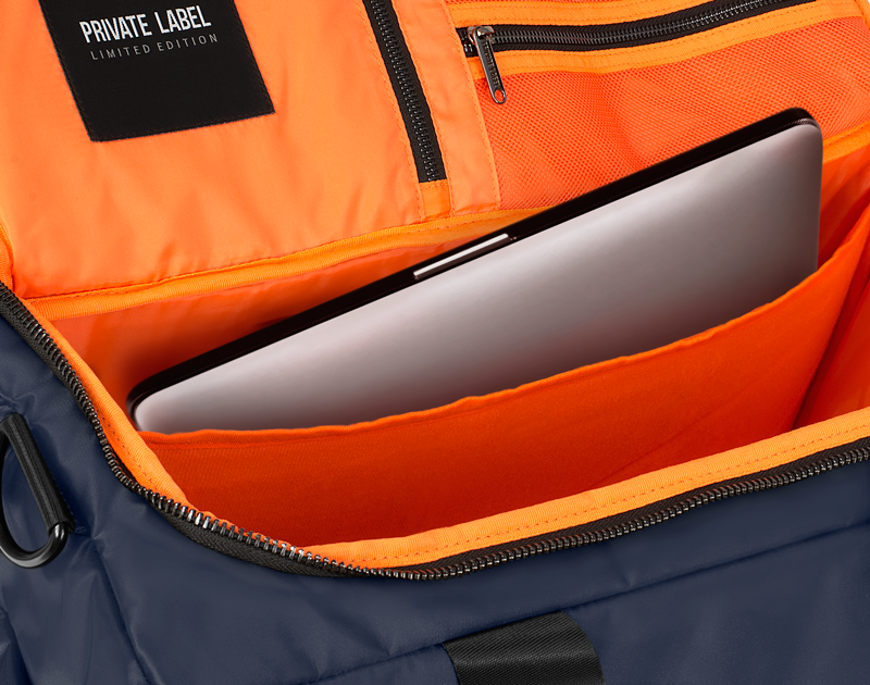 Navy Bomber- Sneaker Duffle Bag