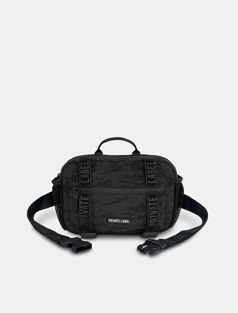 *Reflective Black Camo 2.0 - Waist/Sling Bag